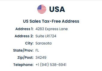 us shipping address